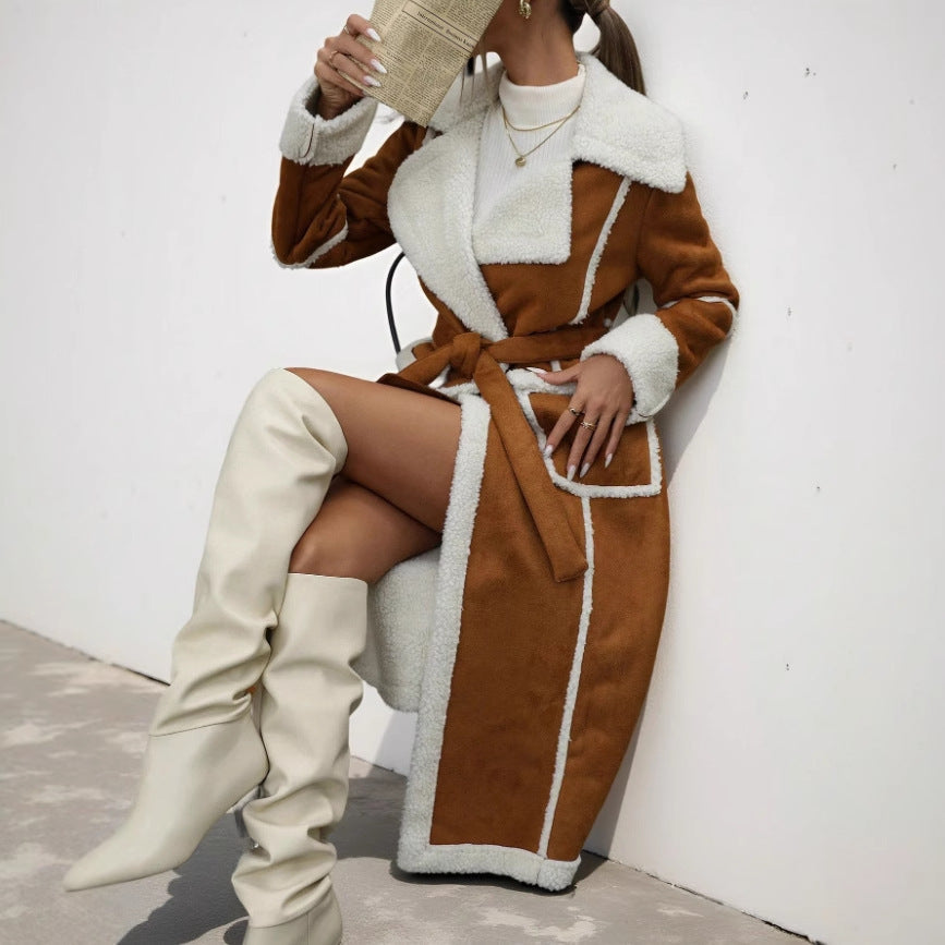 FrostyBabe™ Luxe Coat - Wintermantel mit Kunstfell